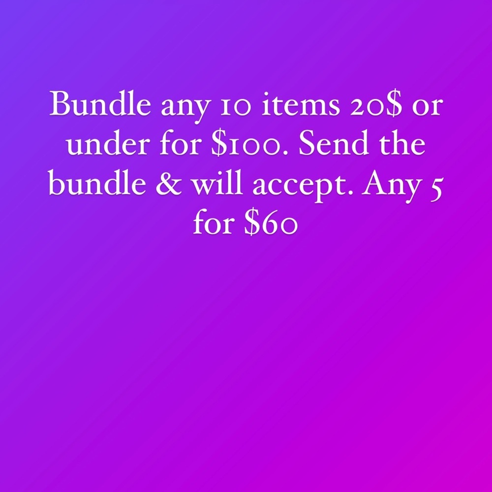 Blowout Sale!!!